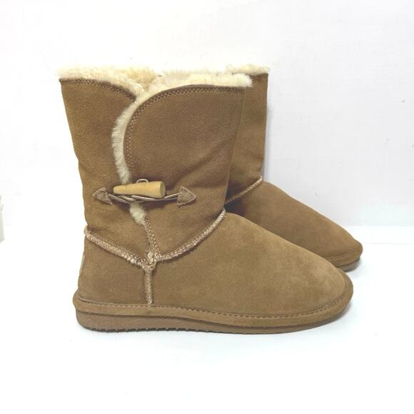 Bjorndal Women’s Joey Suede Leather Wool Lined Winter Outdoor Boots Size 7 - Picture 1 of 11